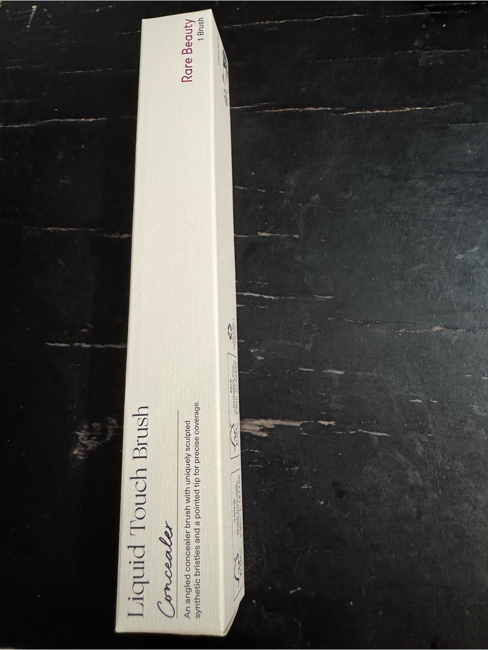 Rare Beauty Liquid Touch Brush - White Packaging with Pink Logo